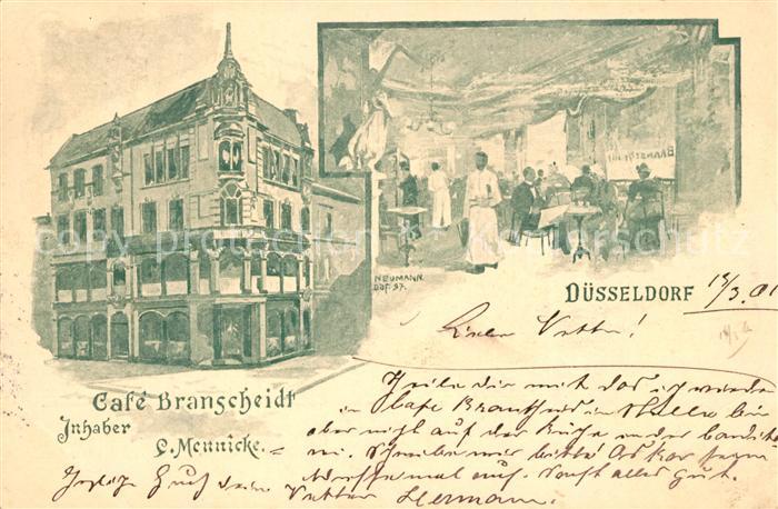 Duesseldorf Cafe Branscheidt