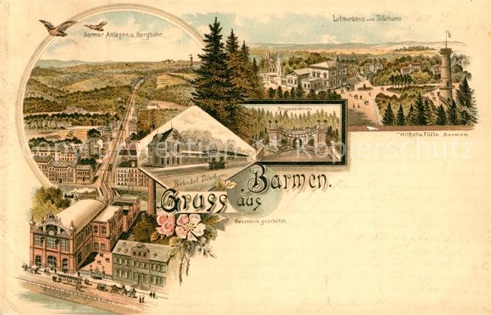 Barmen Elberfeld Bergbahn Luftkurhaus Turm