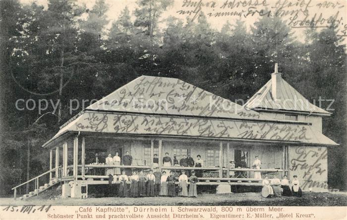 Duerrheim Bad Cafe Kapfhuette