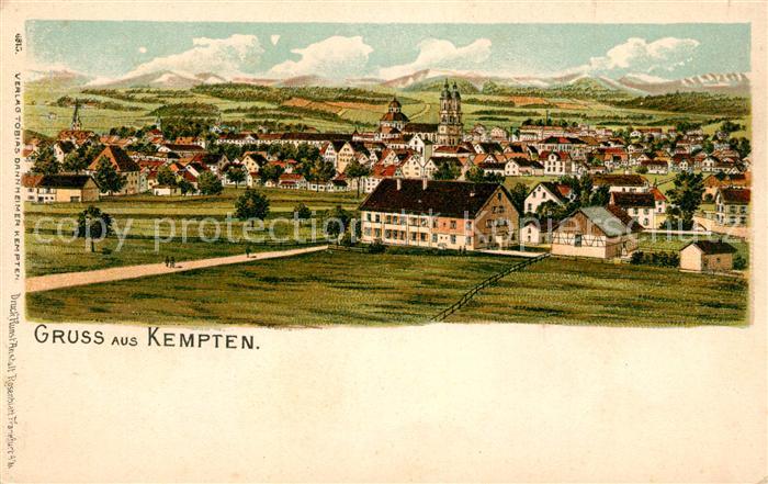 Kempten Allgaeu Panorama