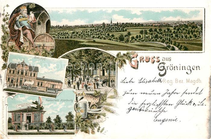 Groeningen Oschersleben Bahnhof Restaurant Ihlenburg Panorama