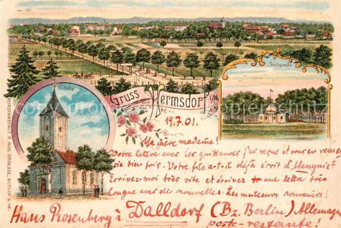 Hermsdorf Gera Soolquelle Kirche Panorama