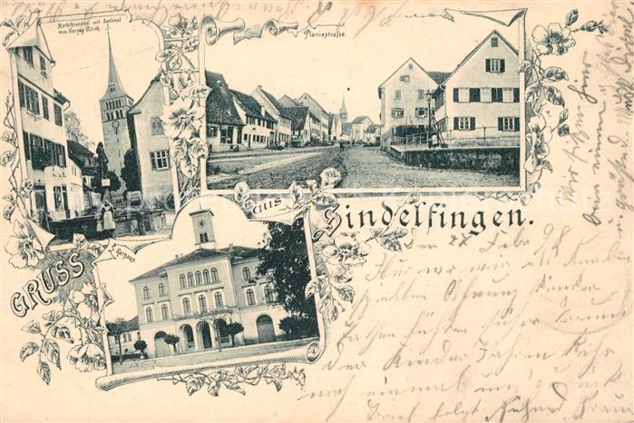 Sindelfingen Marktbrunnen Denkmal Herzog Ulrich Rathaus Planiestrasse