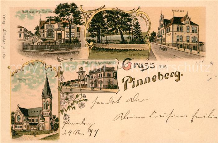 Pinneberg Kreishaus Rathaus Kirche