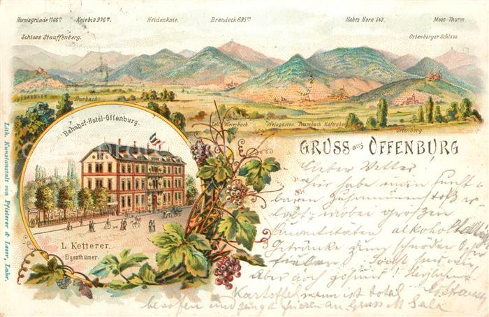 Offenburg Bahnhof Hotel Ketterer Panorama Schwarzwald