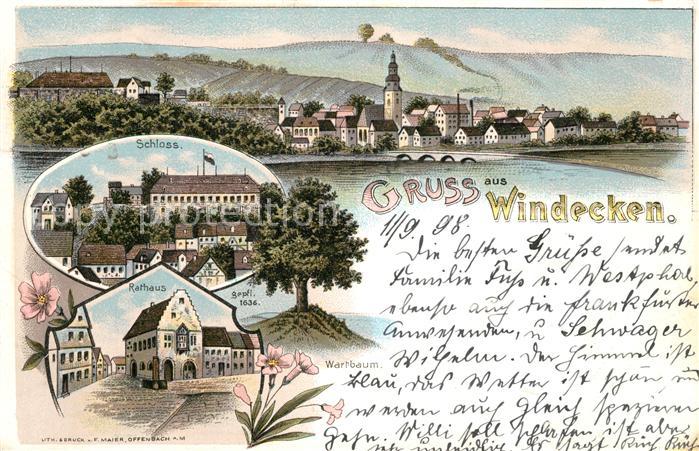 Windecken Schloss Rathaus Wartbaum