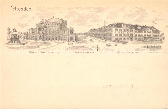 Dresden Hofopefer Hotel Bellevue Theaterplatz