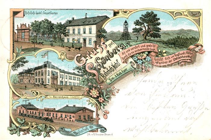 Schoenberg Bad Brambach Bahnhof Hotel Herrenhaus