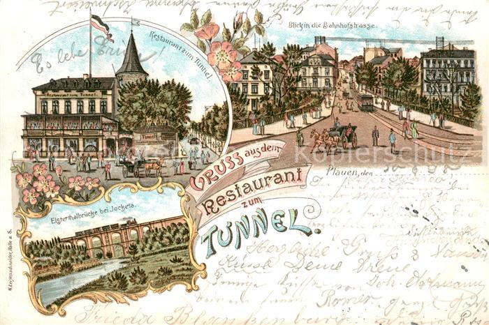 Plauen Vogtland Restaurant Tunnel Bahnhofstrasse Elsterthalbruecke