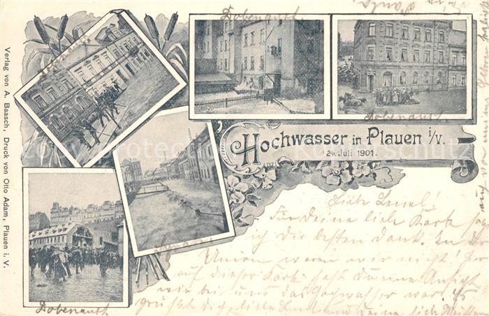 Plauen Vogtland Hochwasser 1901