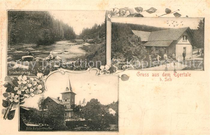 Selb Egertale Forsthaus Wellerthal Hirschensprung