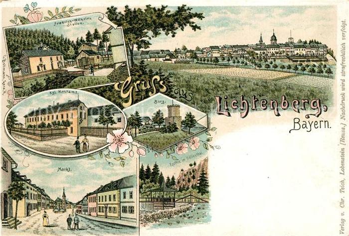 Lichtenberg Oberfranken Burg Markt Friedrich Wilhelm Stollen