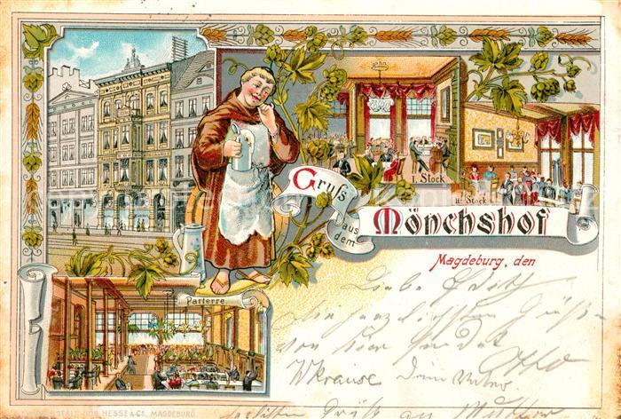 Magdeburg Moenchshof Gasthaus