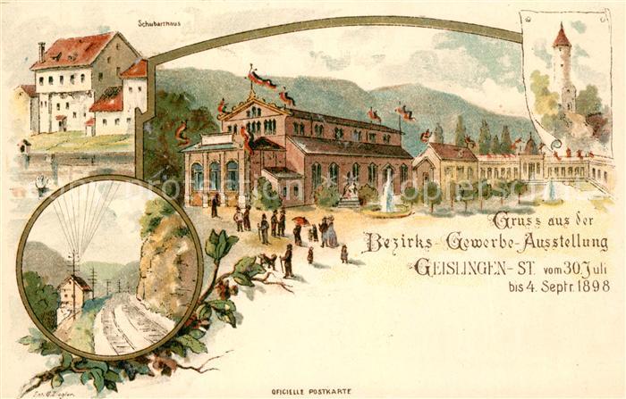 Geislingen Steige Schuberthaus Bezirks Gewerbe Ausstellung