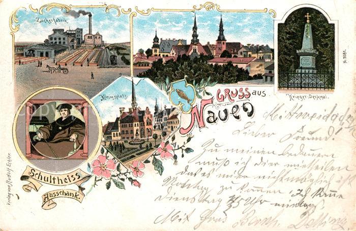 Nauen Havelland Panorama Zuckerfabrik Kriegerdenkmal Koenigsplatz