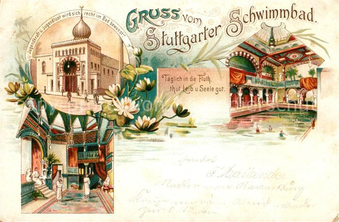 Stuttgart Schwimmbad Badeleben