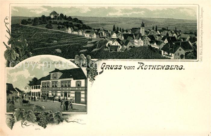 Rotenberg Stuttgart Panorama Gasthaus Zur Krone