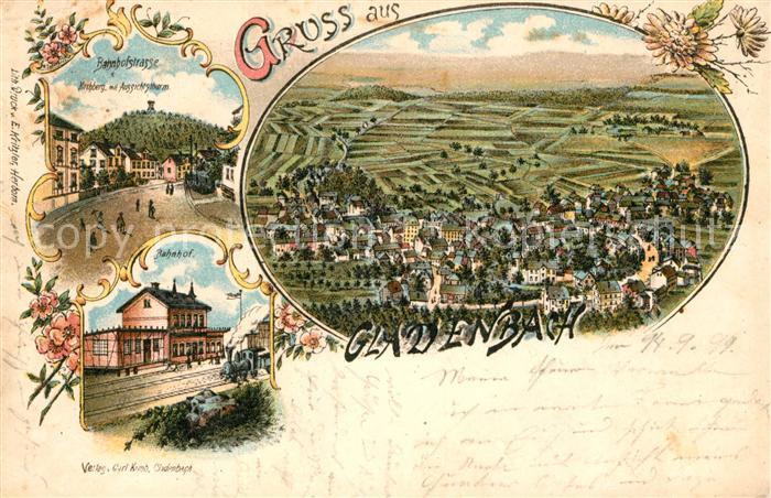 Gladenbach Bahnhof Panorama