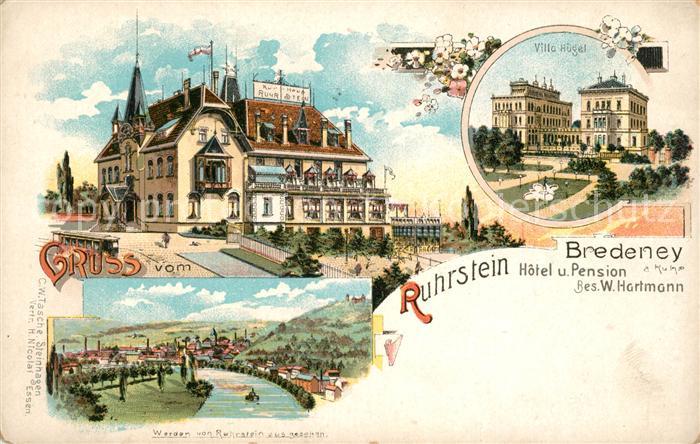Bredeney Ruhrstein Hotel Restaurant Werden Villa Huegel