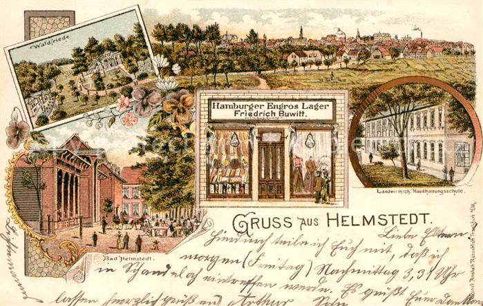 Helmstedt Niedersachsen Hamburger Engros Lager Buwitt Waldfriede