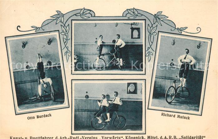 Koepenick Kunstradfahrveein Mulack Burdack