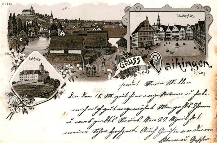 Vaihingen Enz Schloss Marktplatz