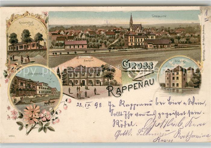 Rappenau Schweizerhaus Kindersolbad Schloss Panorama