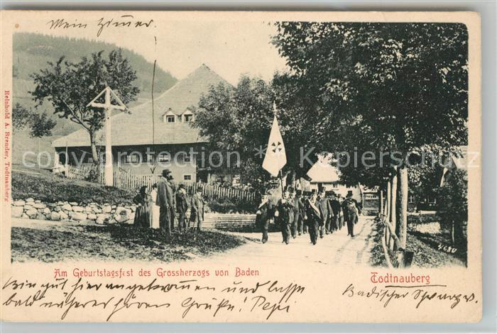 Todtnauberg Geburtstagsfest des Grossherzogs von Baden