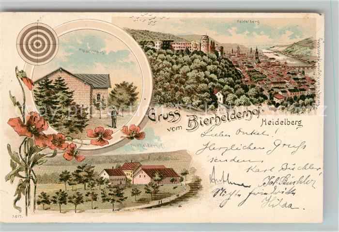 Heidelberg Neckar Bierhelderhof Panorama