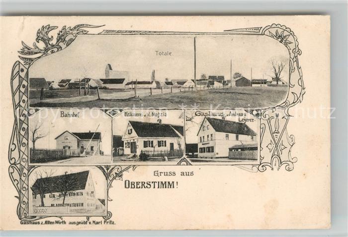 Oberstimm Bahnhof Gasthaus Leyerer Kraemerei