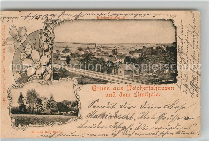 Reichertshausen Ilm Schloss Rohrbach Bahnhof Panorama
