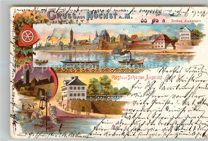 Hoechst Main Restaurant Schoene Aussicht