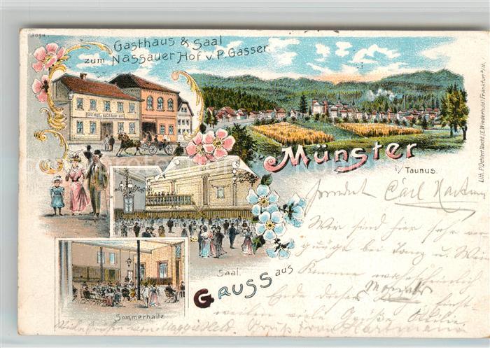 Muenster Butzbach Gasthaus Nassauer Hof Sommerhalle Panorama