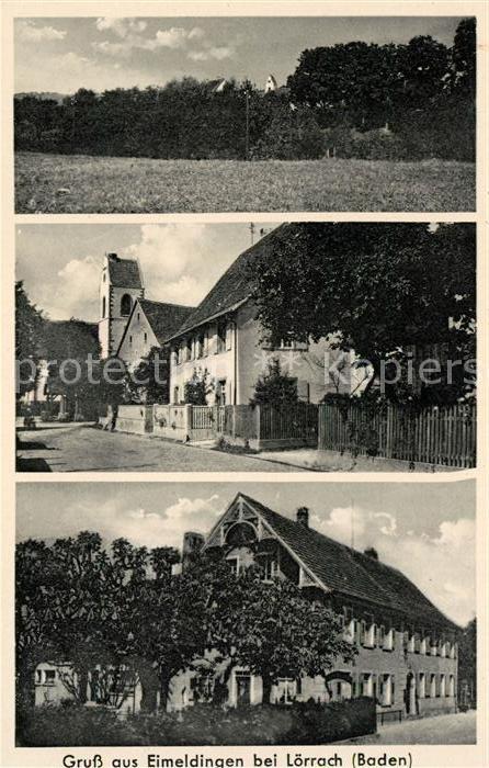 Eimeldingen Gasthaus zum Loewen Kirche