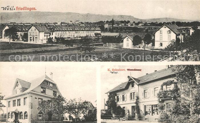 Friedlingen Handlung K. Schubert