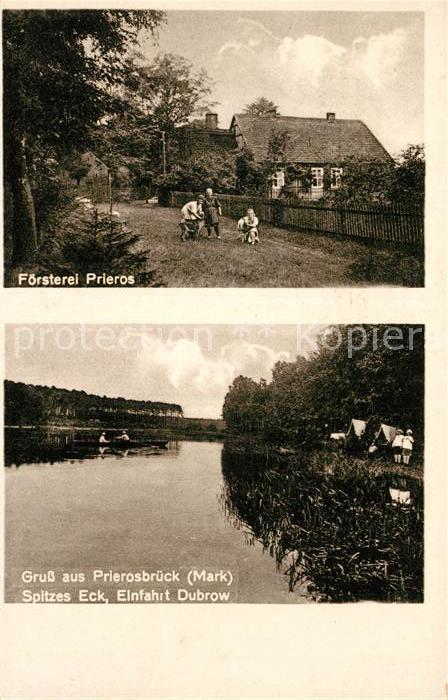Prierosbrueck Foersterei Prieros Spitzes Eck Einfahrt Dubrow