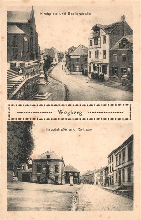 Wegberg Hauptstrasse Rathaus Kirchplatz Beckerstrasse