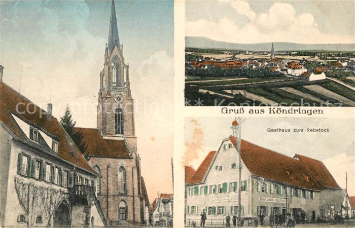 Koendringen Gasthaus zum Rebstock Kirche