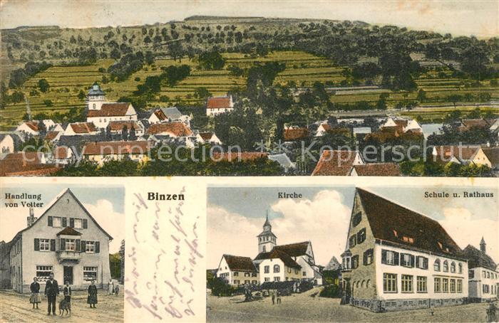 Binzen Baden Kirche Schule Rathaus Handlung Vetter