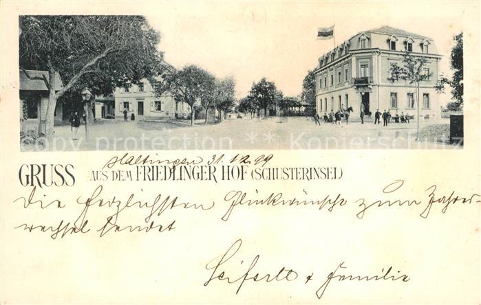 Friedlingen Friedlinger Hof Schusterinsel