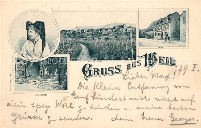 Weil am Rhein Gasthaus zum Adler Markgraeflerin