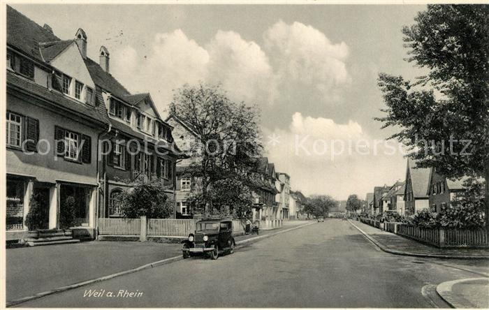 Weil am Rhein Strassenansicht