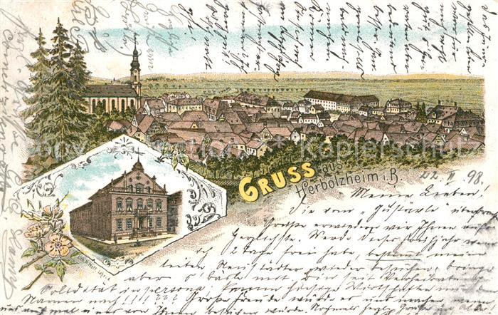 Herbolzheim Breisgau Litho