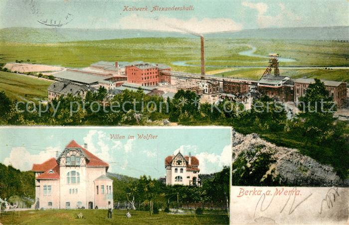 Berka Werra Kaliwerk Alexandershall Villen im Wolfter