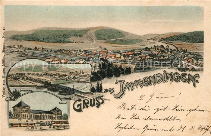 Immendingen Bahnhof Donaubruecke