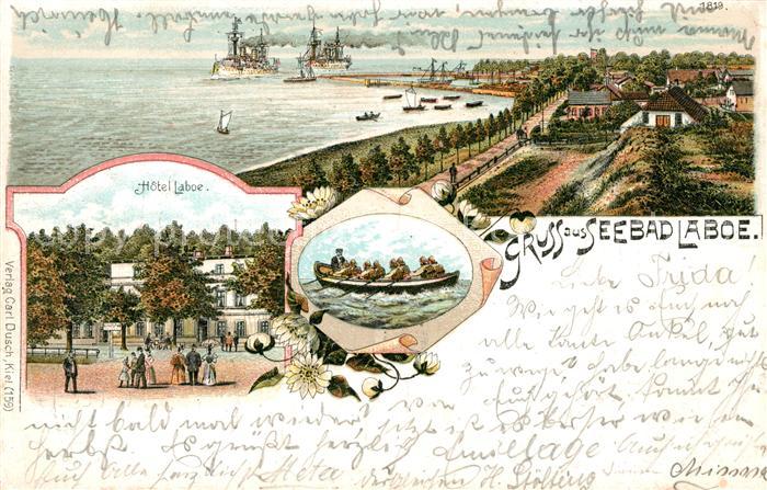 Laboe Hotel Laboe Litho