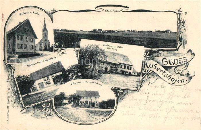 Hubertshofen Restaurant Handlung Schule Gasthaus zum Adler