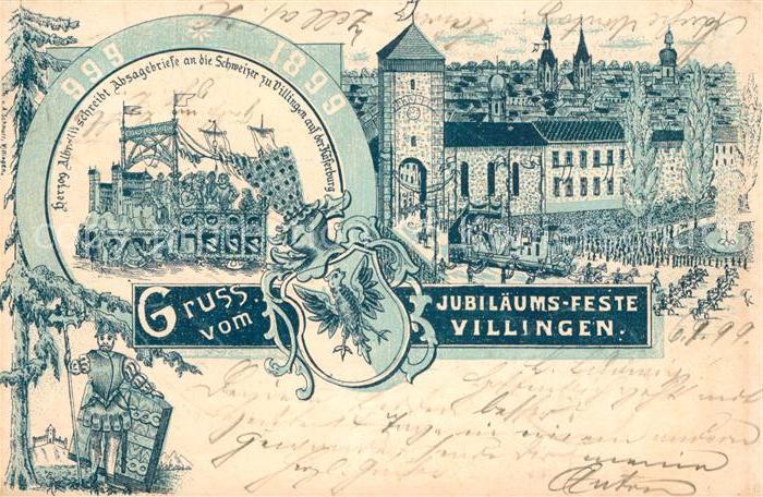 Villingen-Schwenningen Jubilaeumsfest Kaeferburg Litho