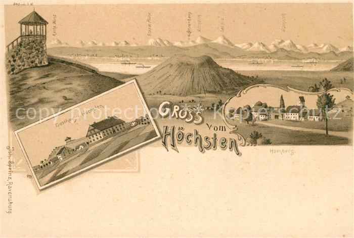 Hoechsten Linzgau Gasthaus zum Hoechsten Homberg