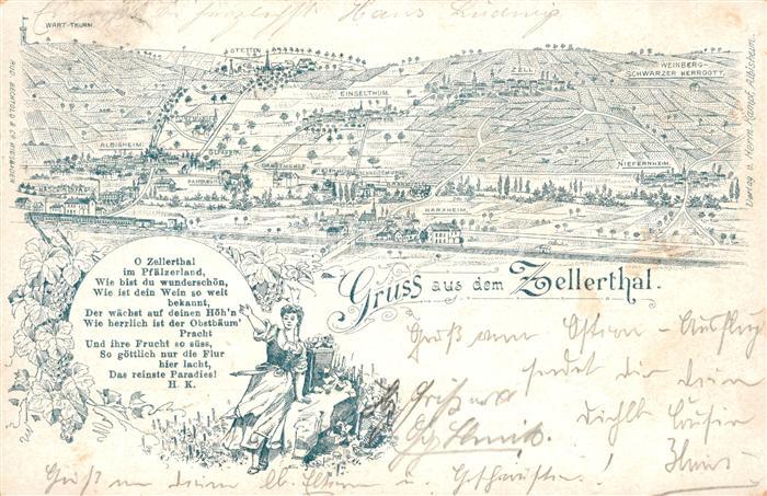 Zellertal Pfalz Gedicht Einselthum Harxheim Niefernheim